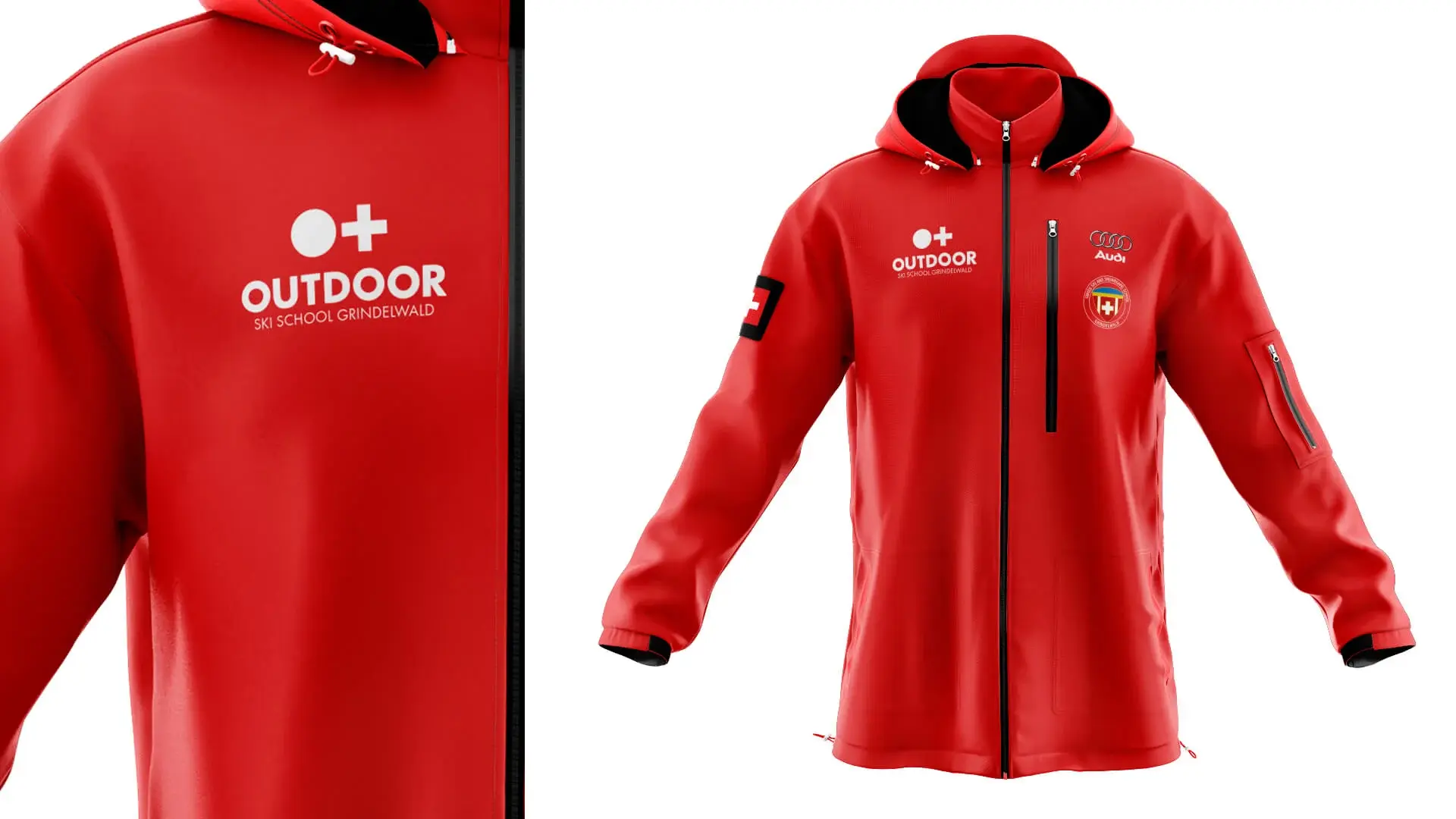 Ski School Jacket front